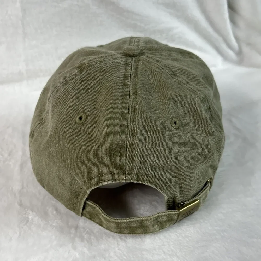 Wolfpack Mens Hat Adjustable Ball Cap Baseball Khaki/Blue NC State?